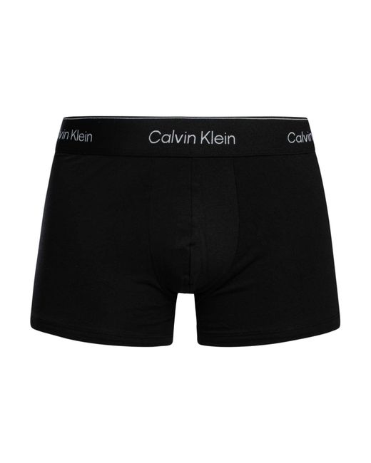 Calvin Klein Black 5 Pack Icon Trunks for men