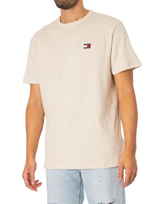 Tommy Hilfiger White Regular Badge T-shirt for men