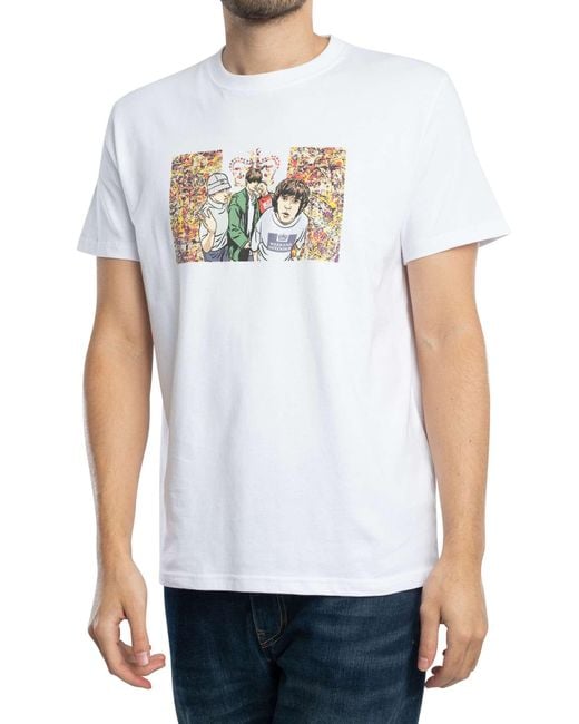 Weekend Offender White Number 5 Graphic T-shirt for men