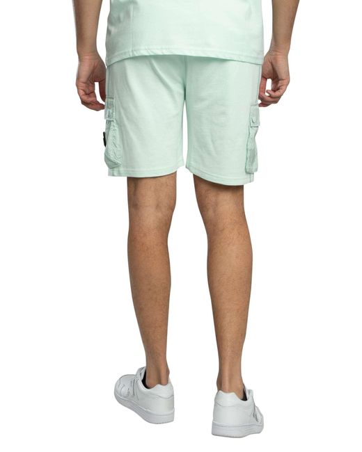 Weekend Offender Green Noreaster Cargo Shorts for men