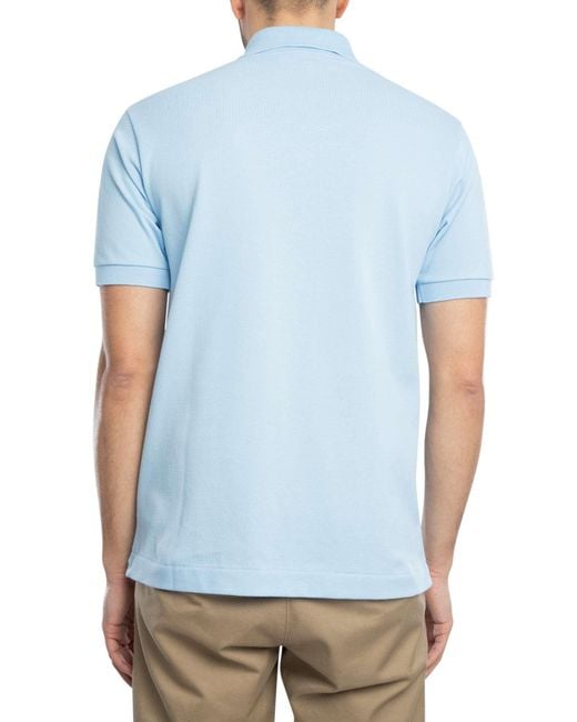 Lacoste Blue Classic Fit Original Pique Polo Shirt for men