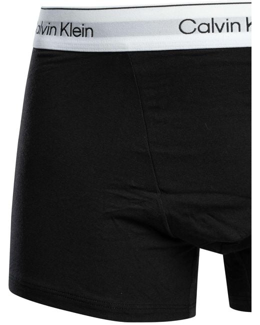 Calvin Klein White 5 Pack Relaxed Fit Trunks for men