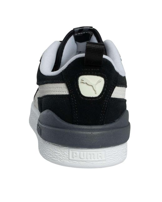 PUMA Black Suede Bloc Trainers for men