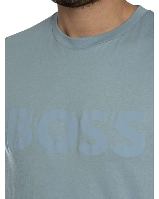 Boss Blue Thinking Brand T-shirt for men