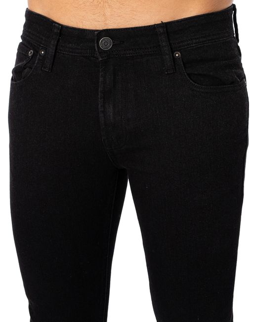 Jack & Jones Black Liam Original 773 Skinny Jeans for men