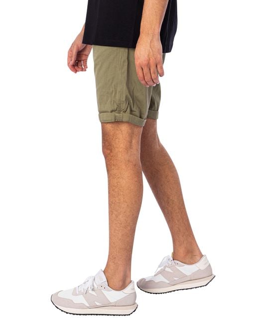 Jack & Jones Green Bowie Chino Shorts for men