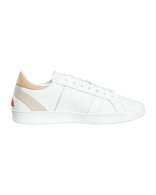 Ellesse White Ls-80 Leather Trainers for men