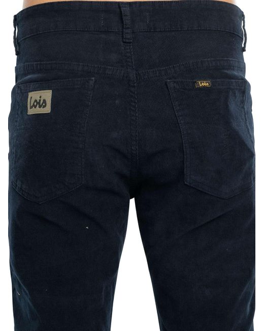 Lois Blue Dario Boot Thin Corduroy Jeans for men