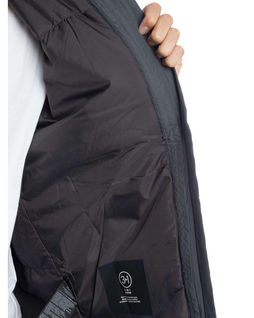 Jack Wolfskin Gray Feldberg 3 In 1 Jacket for men