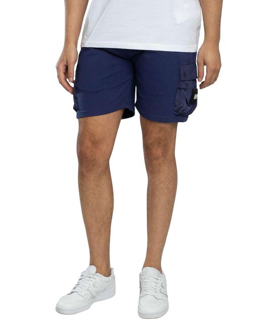 Weekend Offender Black Noreaster Cargo Shorts for men