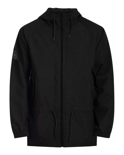 Pretty Green Black Resonance Water Reactive Jacket for men
