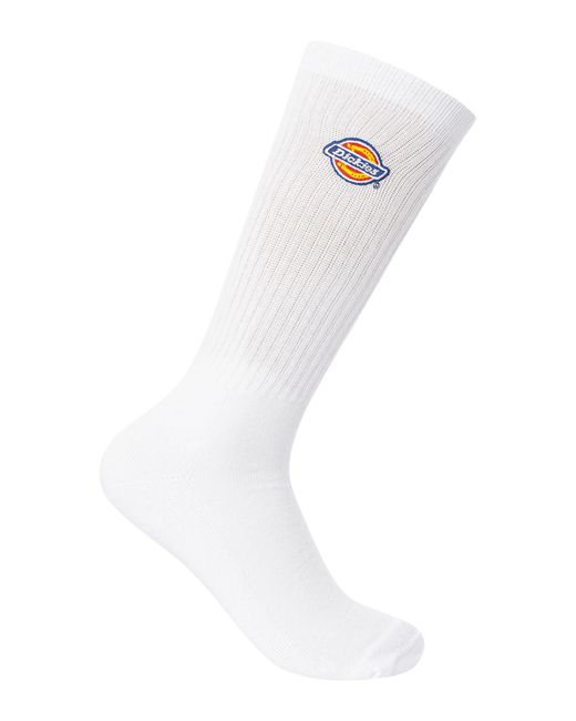Dickies White 3 Pack Valley Grove Socks for men