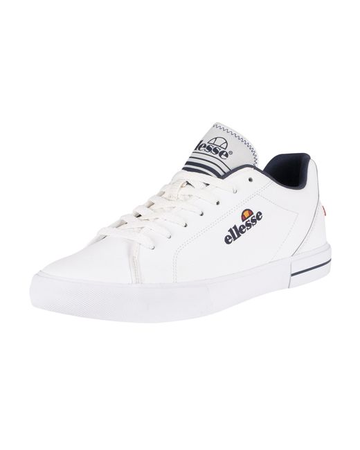 Ellesse White Taggia Leather Trainers for men