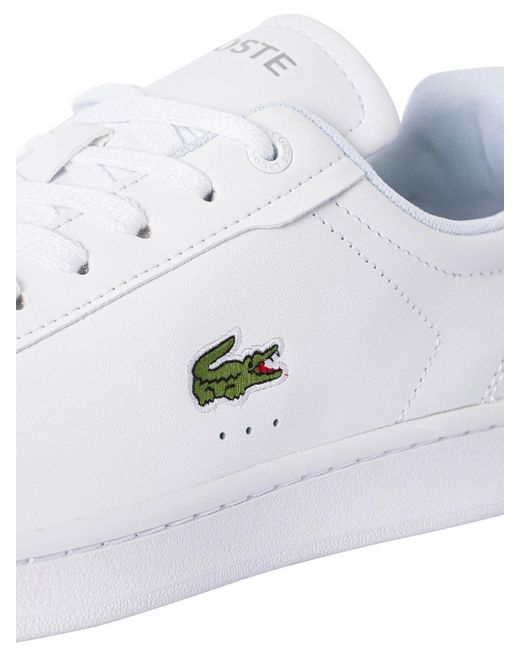 Lacoste White Carnaby Pro 123 Trainers for men