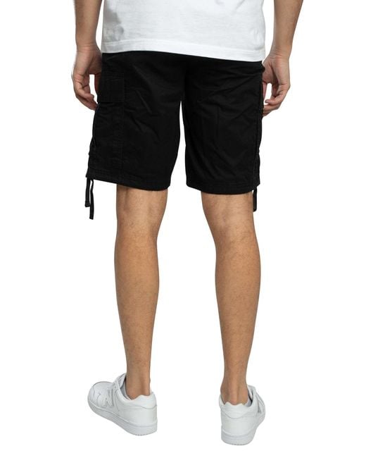 Jack & Jones Black Cole Frank Cargo Shorts for men