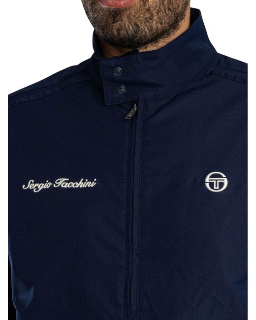Sergio Tacchini Blue Brando Harrington Jacket for men