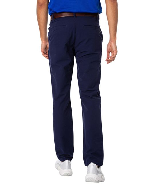 Under Armour Blue Tech Tapered Chinos for men