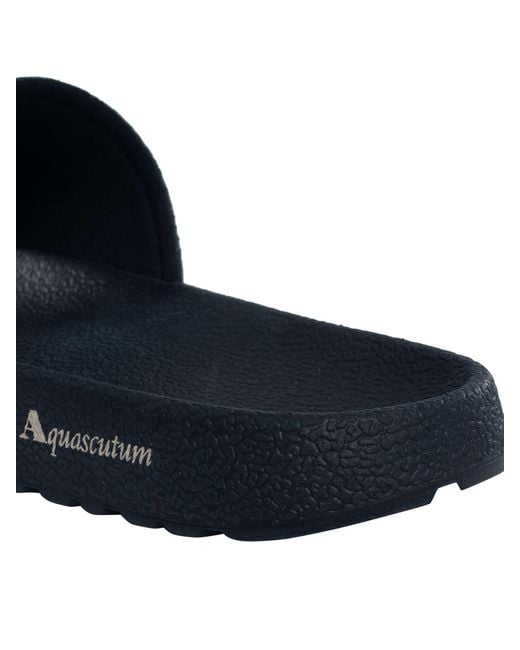 Aquascutum Blue Icon Sliders for men