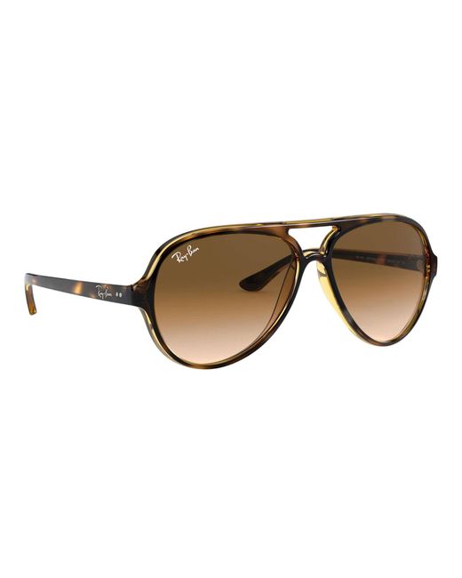 Ray-Ban Brown Cats 5000 Classic Sunglasses for men