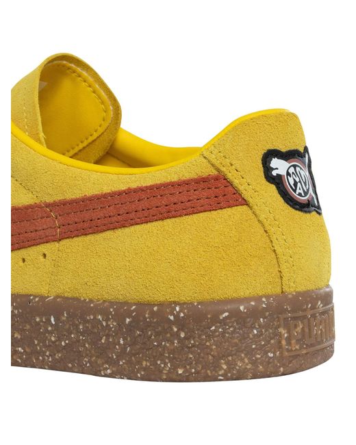 PUMA Yellow Suede Vtg F Pam Suede Trainers for men