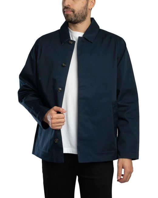Barbour Blue Short Rokig Waterproof Jacket for men