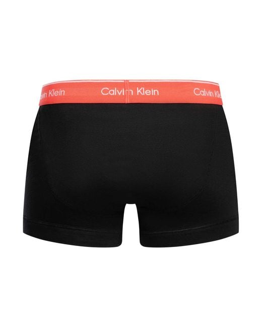 Calvin Klein Black 3 Pack Trunks for men