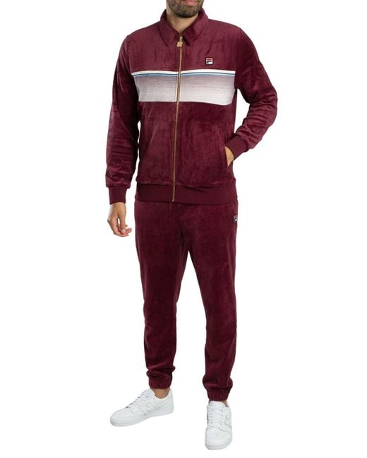 Fila Red Eddie Track Joggers for men