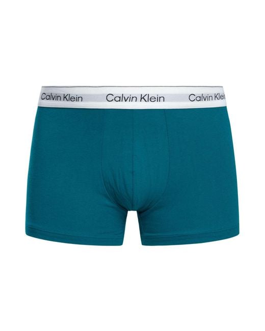 Calvin Klein White 3 Pack Icon Trunks for men