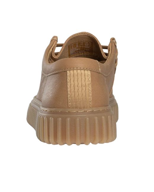 Clarks Brown Torhill Lo Leather for men