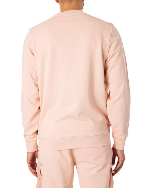 Weekend Offender Pink F Bomb Sweatshirt for men