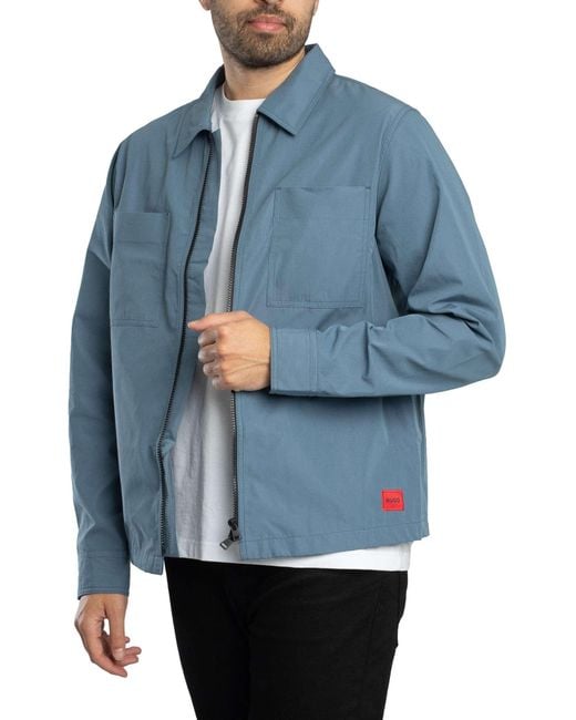 HUGO Blue Evalom Overshirt for men