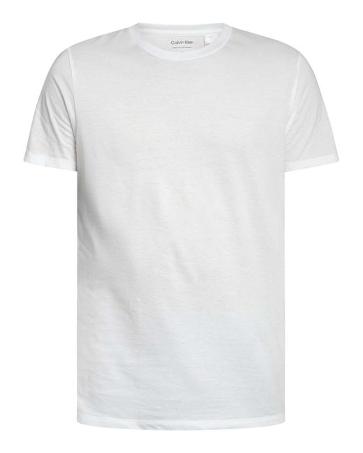 Calvin Klein Blue 3 Pack Lounge Classic T-shirt for men