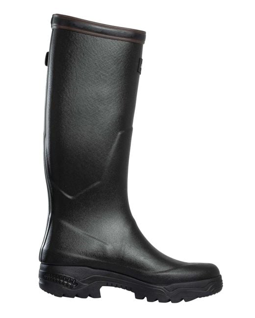Aigle Black Parcours Var Wellington Boots for men