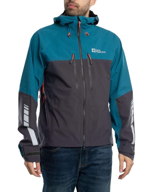 Jack Wolfskin Blue Morobbia 3l Jacket for men