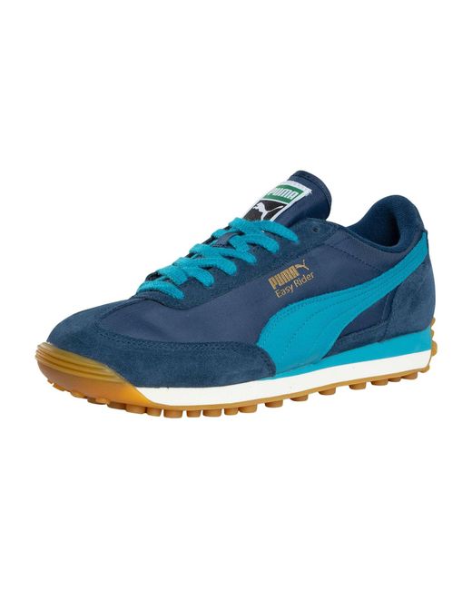 PUMA Blue Easy Rider Vintage Trainers for men