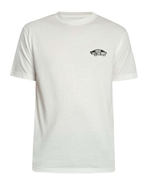 Vans White Double Standard Back Logo T-shirt for men