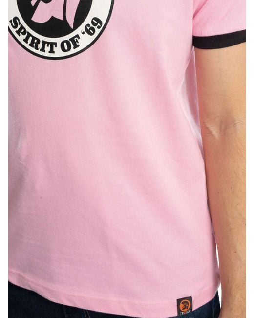 Trojan Pink Spirit Of 69 T-shirt for men