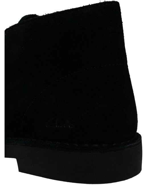 Clarks Black Desert Evo Suede Boots for men