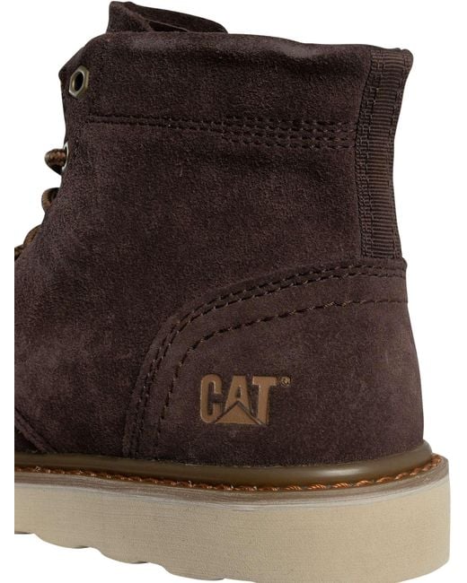 Caterpillar Brown Narrate Suede Boots for men