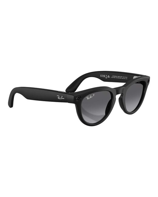 Ray-Ban Black Headliner Meta Gen 2 Sunglasses for men