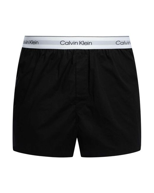 Calvin Klein Black 3 Pack Icon Slim Boxers for men