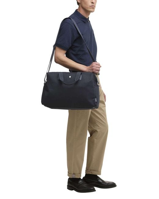 Barbour Blue Cascade Flight Bag for men