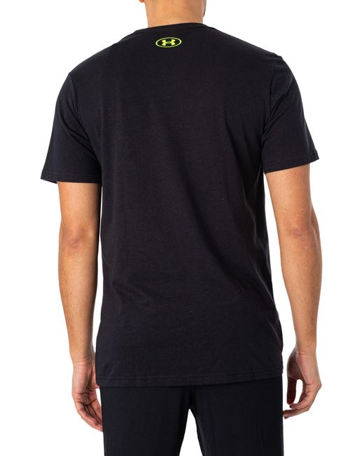 Under Armour Black Boxed Sportstyle Loose T-shirt for men