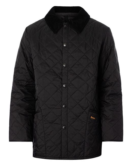 Barbour Black Liddesdale Quilted Jacket for men