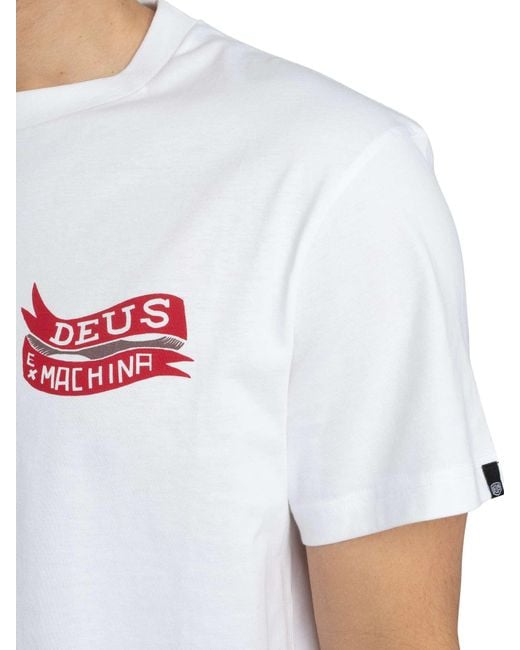 Deus Ex Machina White Jailer Sappy T-shirt for men
