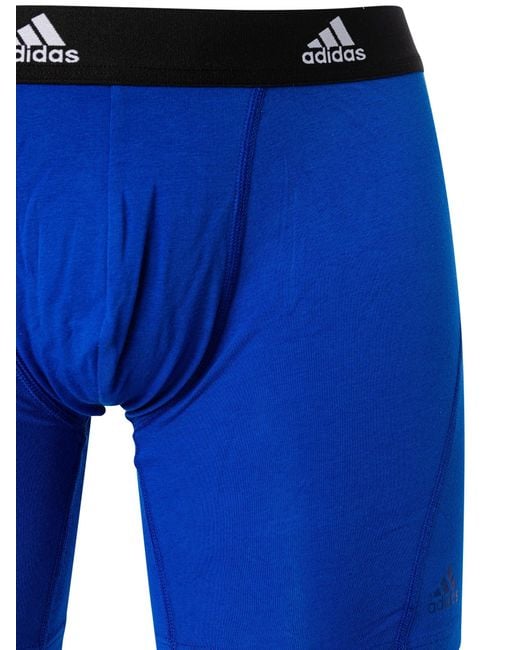 Adidas Blue 3 Pack Boxer Briefs for men