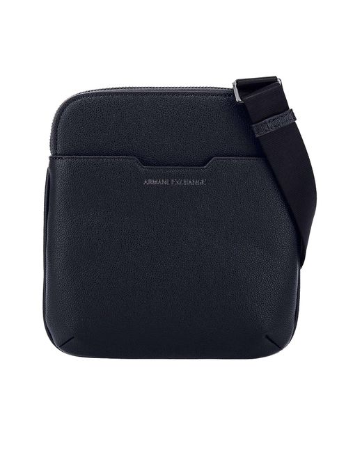 ARMANI EXCHANGE Blue Branded Square Crossbody Bag for men