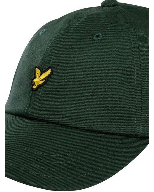Lyle & Scott Green Logo Baseball Cap for men