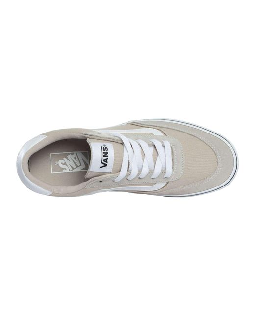 Vans White Brooklyn Canvas Trainers for men