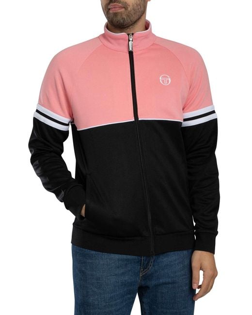 Sergio Tacchini Black Orion Track Jacket for men